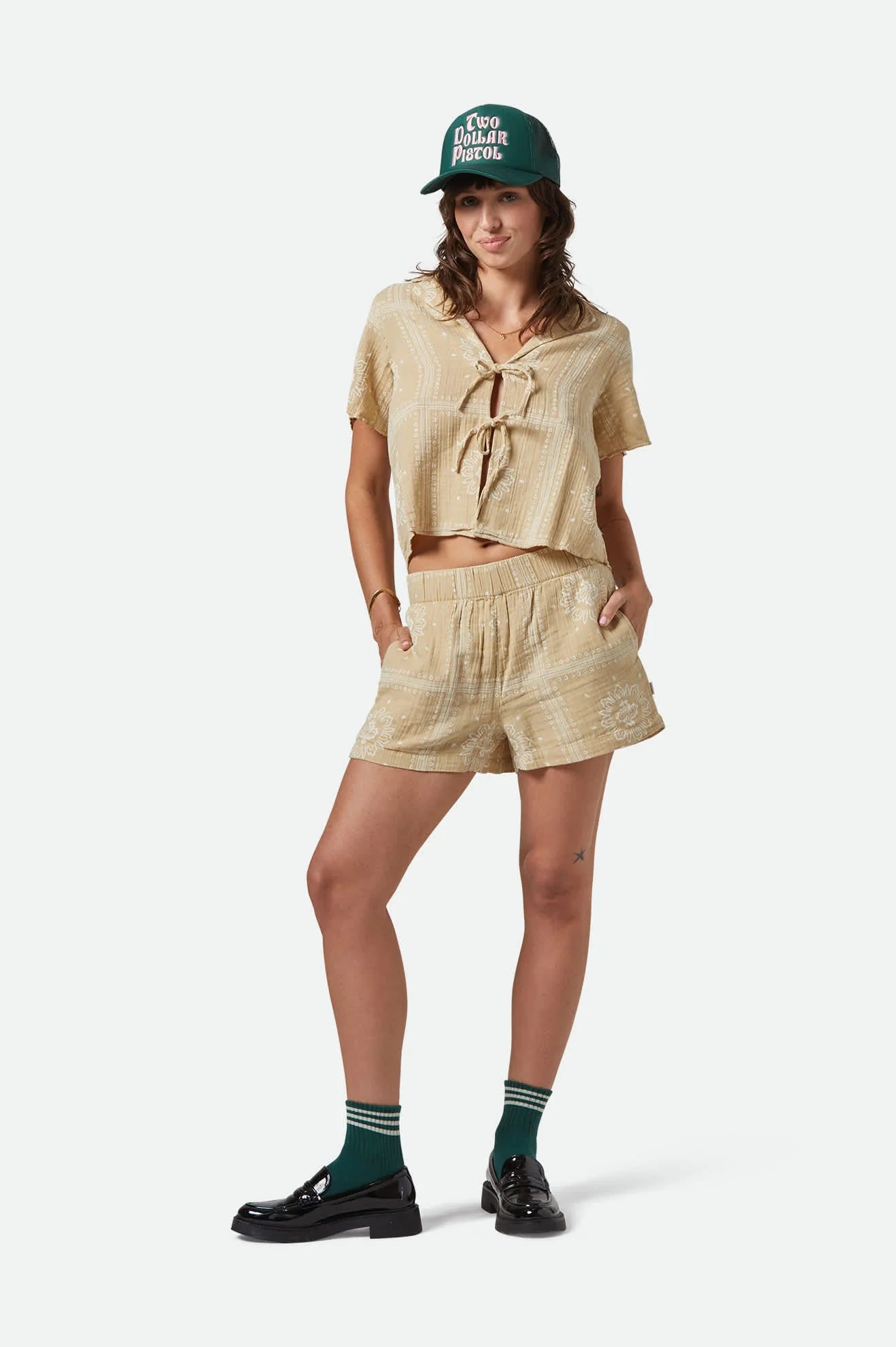 Brixton Wandering Tie Top