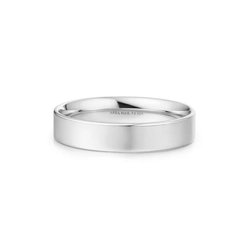 Silver Smooth Band 4mm