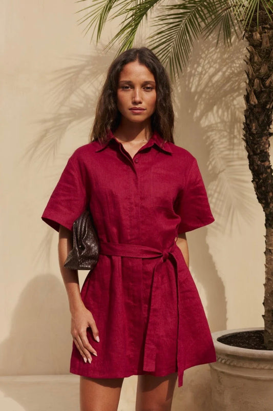 Reverie The Label Owen Linen Dress