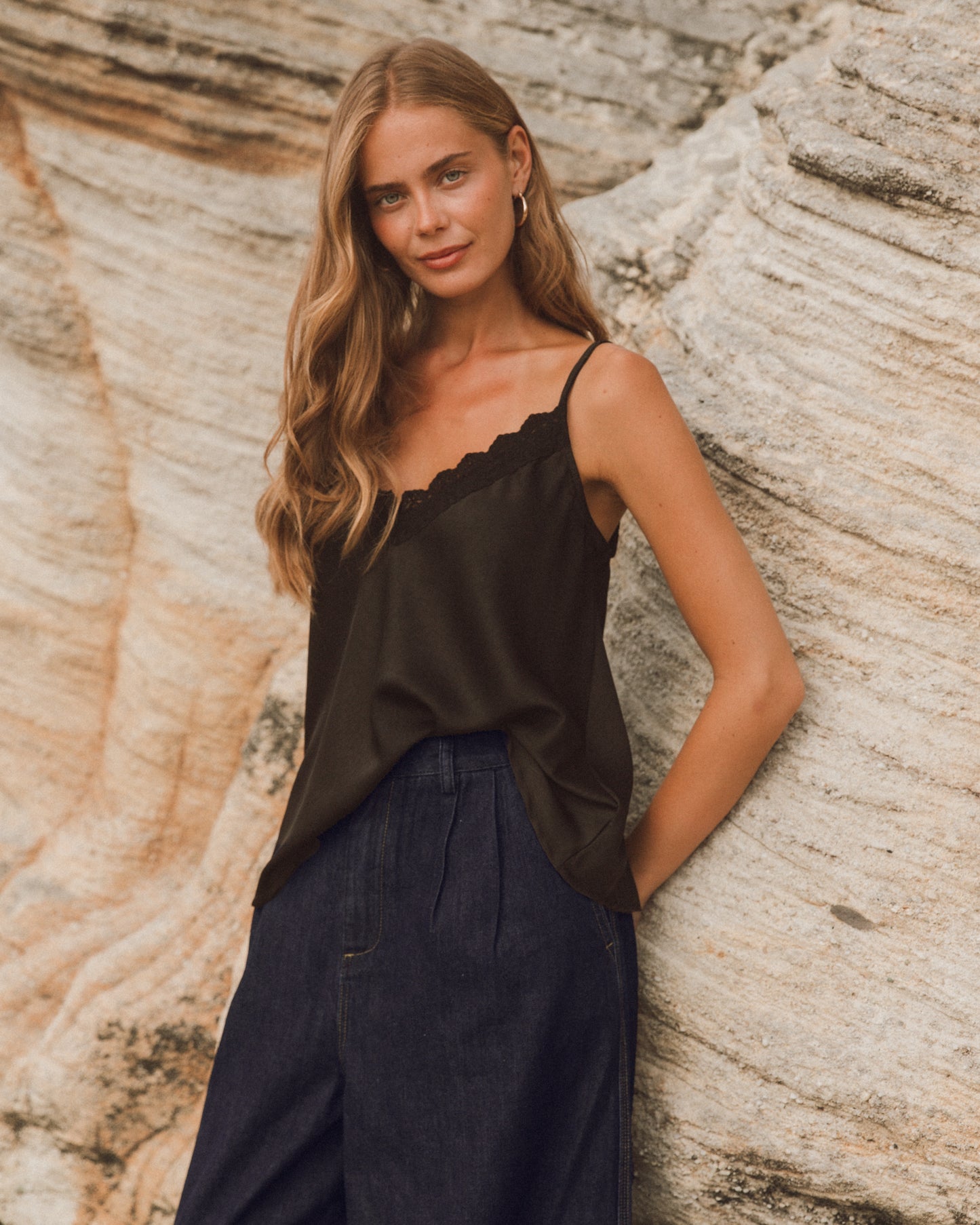 Chantilly Top Black
