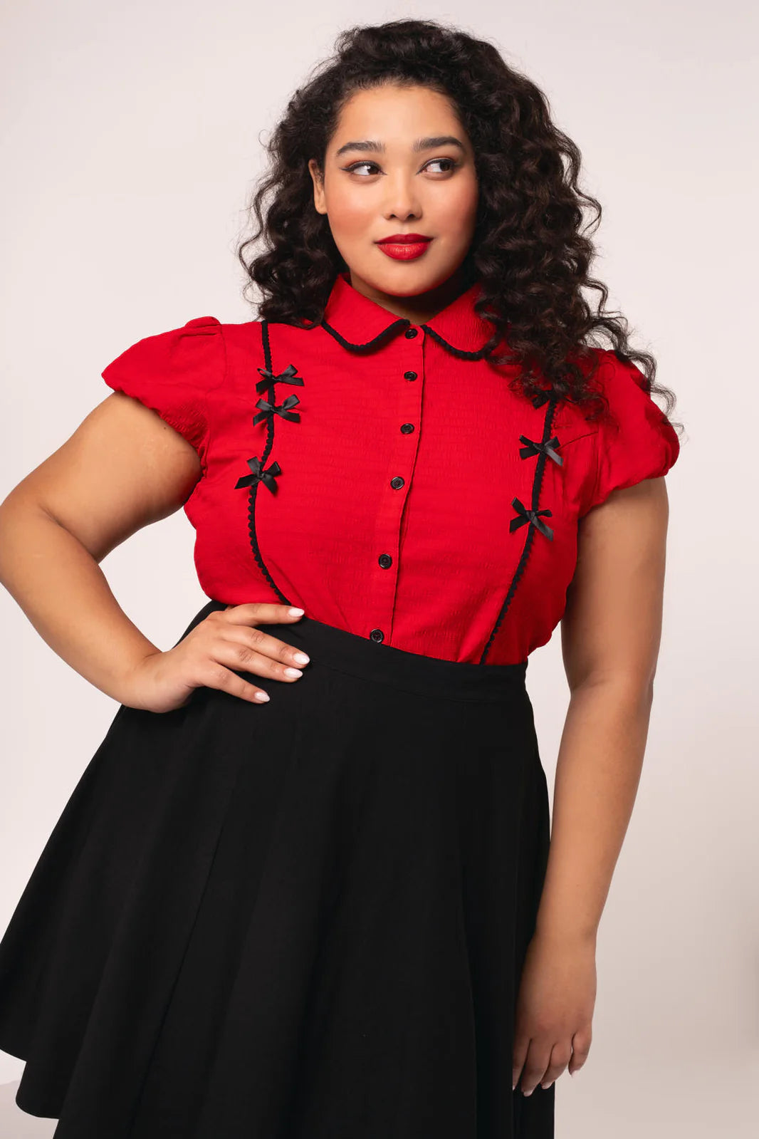 Casey Blouse Red