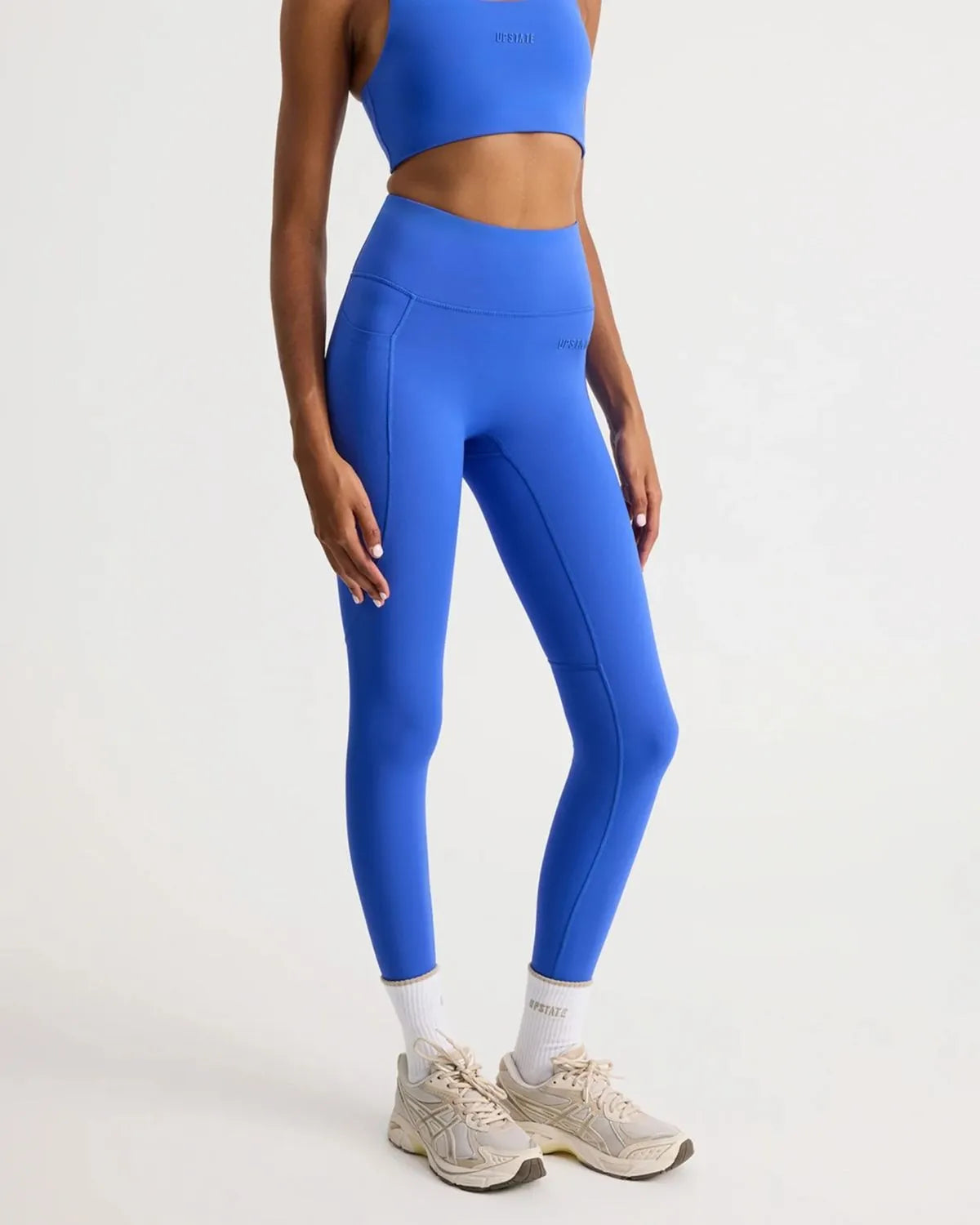 Upstate Butter Pocket 7/8 Tights Electric Blue