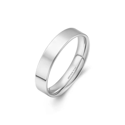 Silver Smooth Band 4mm