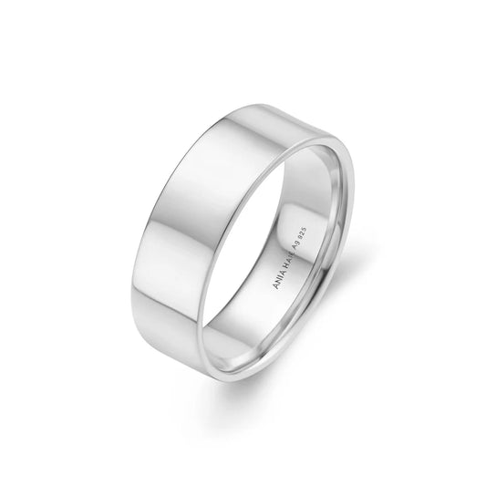 Silver Smooth Band 6mm